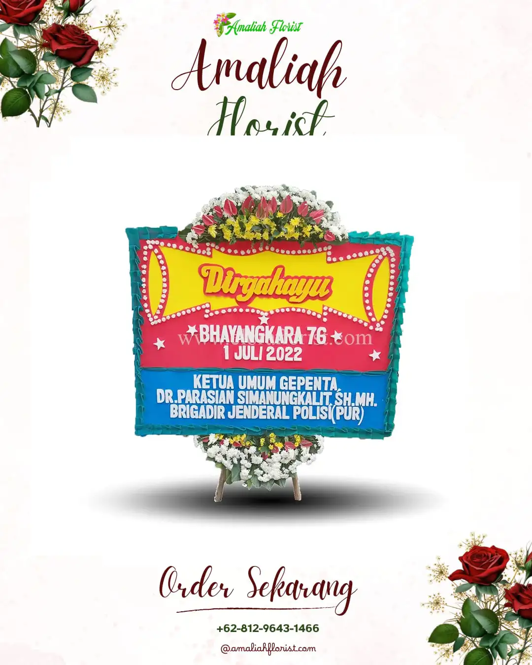 Papan Bunga HUT Ulang Tahun Kedungpring